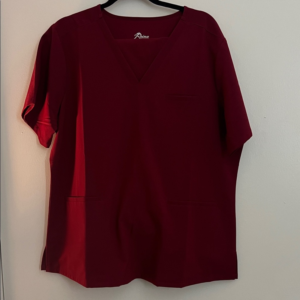 Wine Red Women's Scrubs
